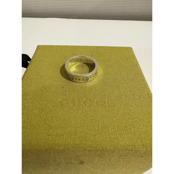 AUTHENTIC Gucci Ghost Ring 925 Sterling Silver Size 16 (7.5 US) w box, dust bag - Picture 4 of 9